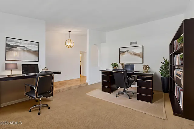 a view of an empty room