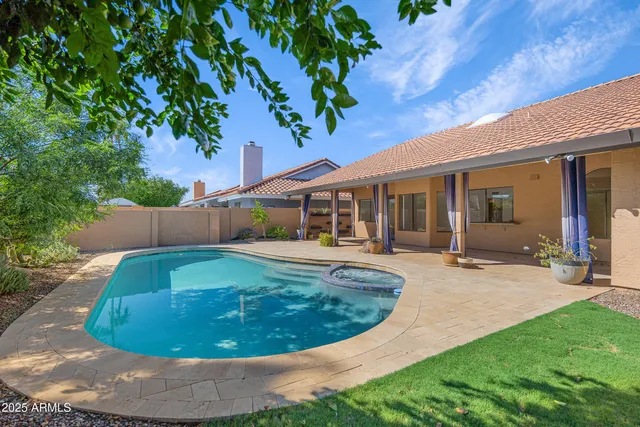 a view of a porch with furniture