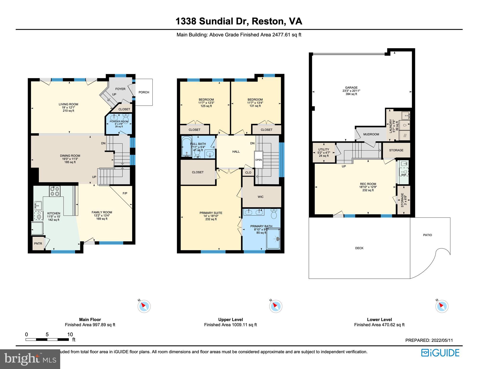 1338 Sundial Drive Reston, VA 20194 - Photo 48 of 51 Professional Floorplan