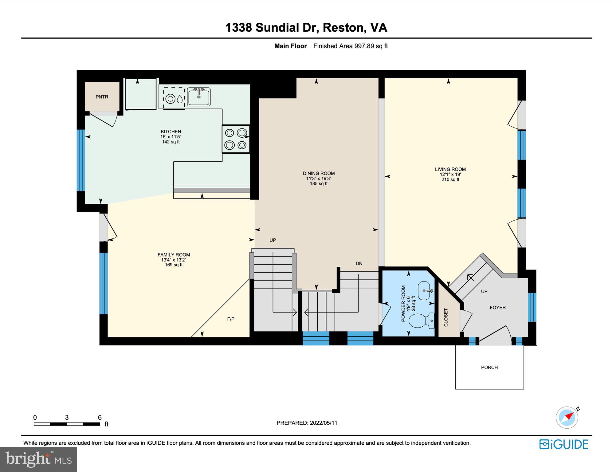 1338 Sundial Drive Reston, VA 20194 - Photo 49 of 51 Professional Floorplan | Main Level