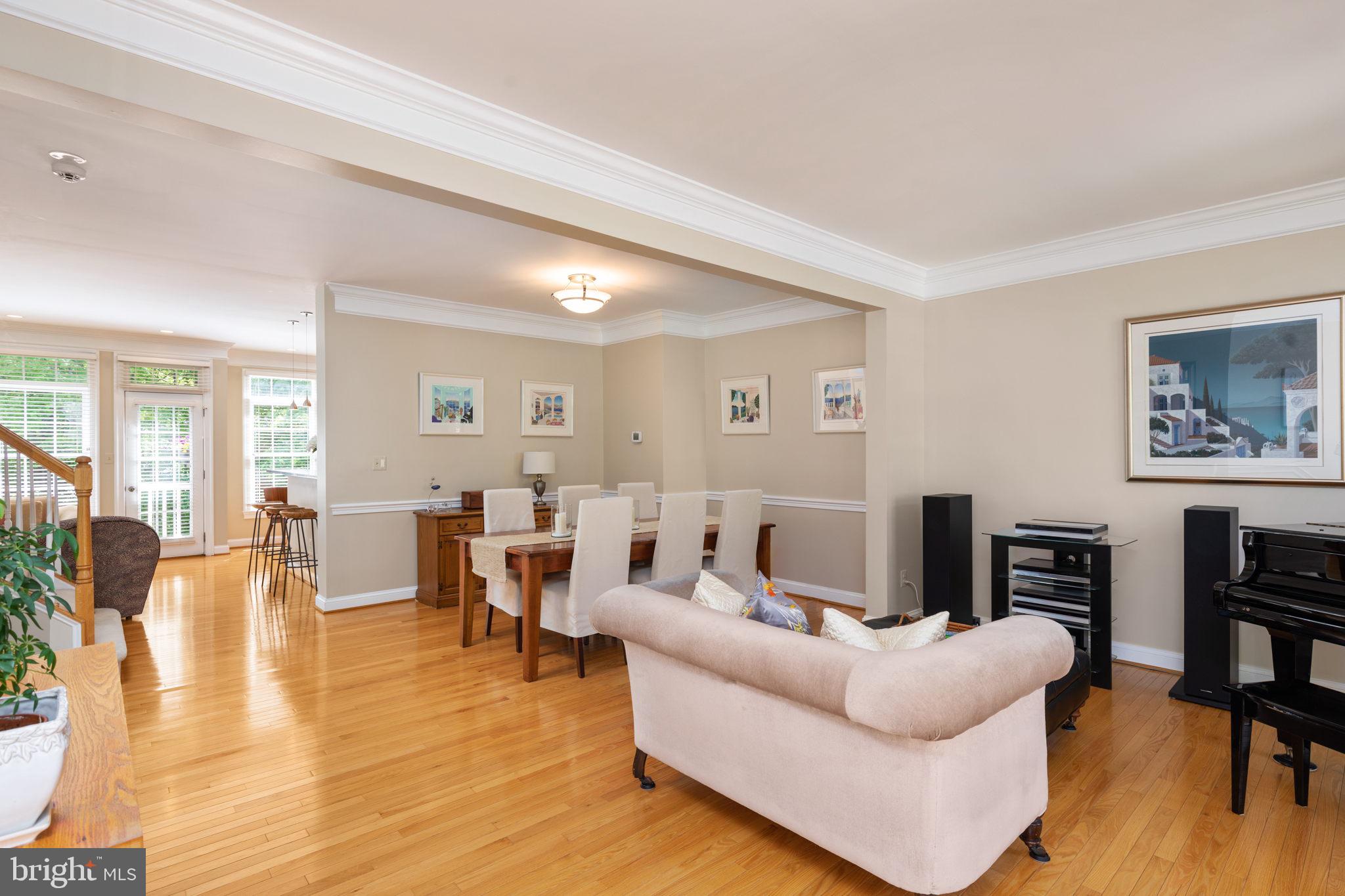 1338 Sundial Drive Reston, VA 20194 - Photo 8 of 51 Living + Dining Room | Main Level
