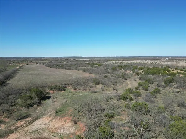 an aerial view of field
