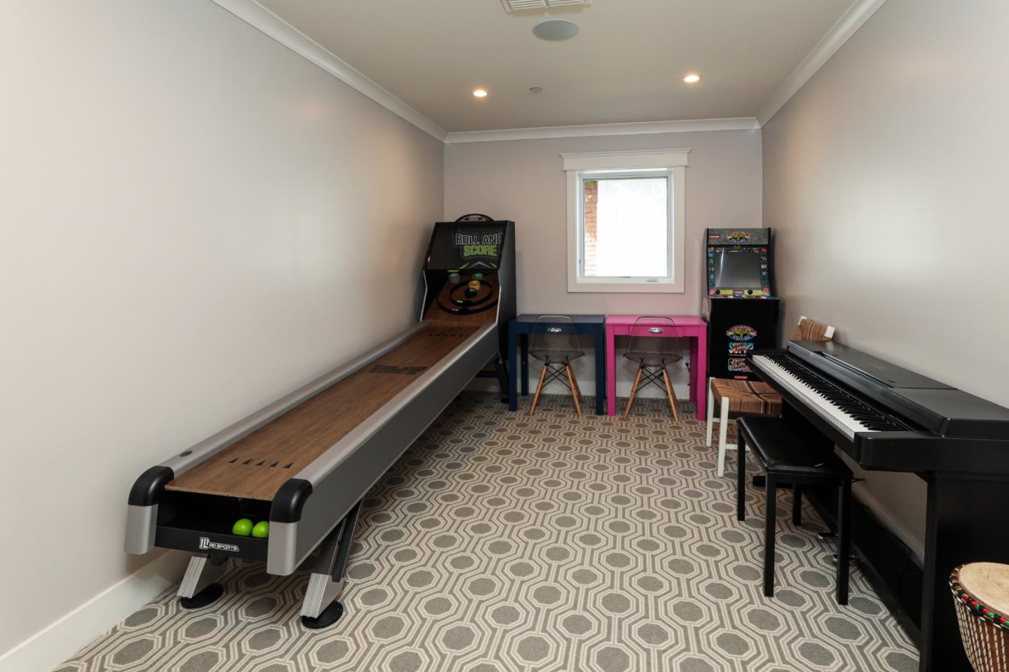 818 Crossway Road Burlingame, CA 94010 - Photo 19 of 50 a living room with a piano and a table