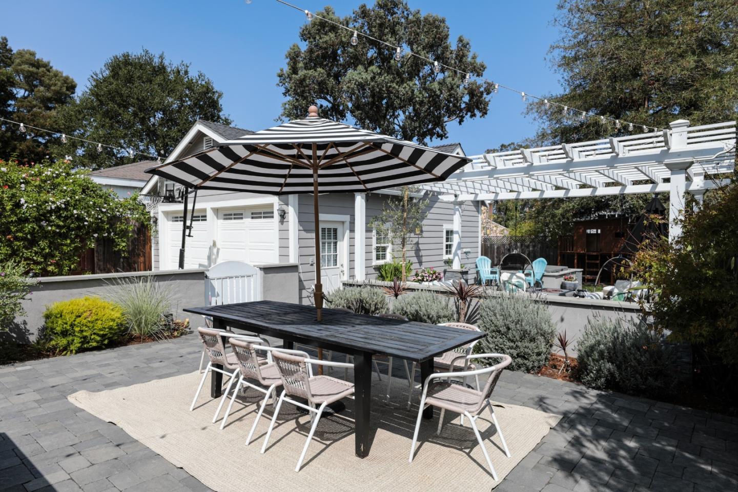 818 Crossway Road Burlingame, CA 94010 - Photo 46 of 50 a view of house with backyard and outdoor seating