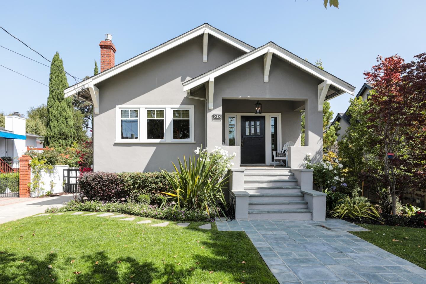 818 Crossway Road Burlingame, CA 94010 - Photo 50 of 50 a front view of a house with a yard