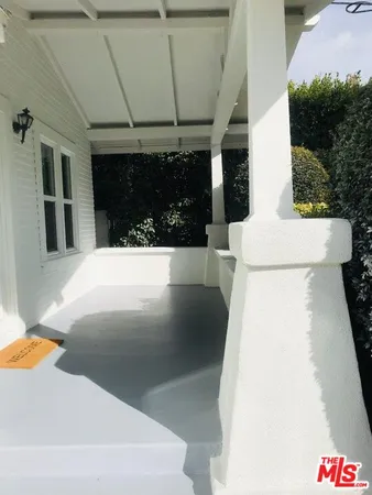 a swimming pool view with a outdoor space