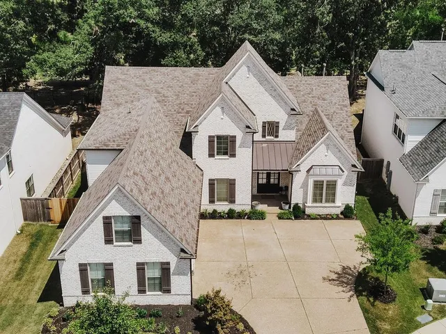 front view of house with a yard