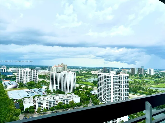 a view of a building from a garden