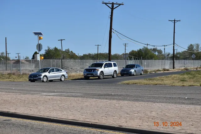 a car parked on the side of the road