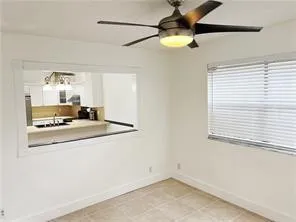 a view of kitchen with wooden floor