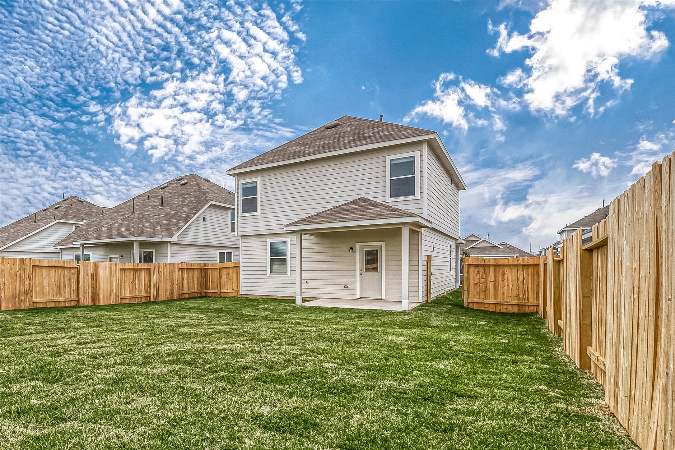 4923 Luke Matthew Drive Rosharon, TX 77583 - Photo 46 of 48 a view of a house with a yard