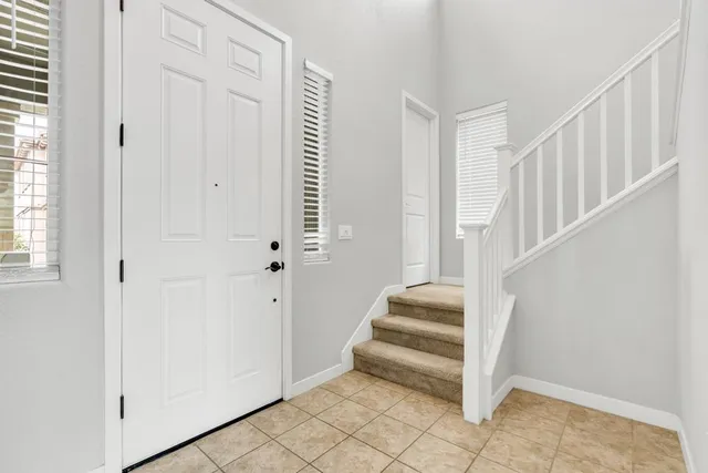 a view of entryway with stairs