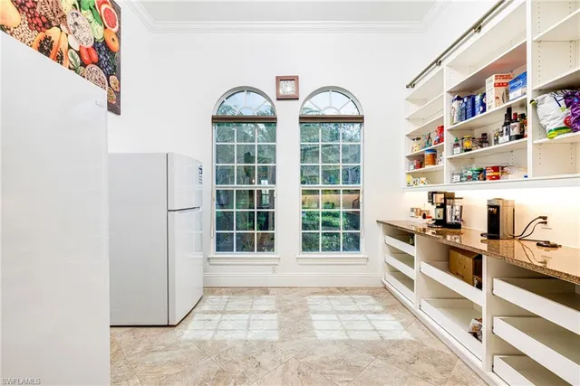 a car parked in a garage