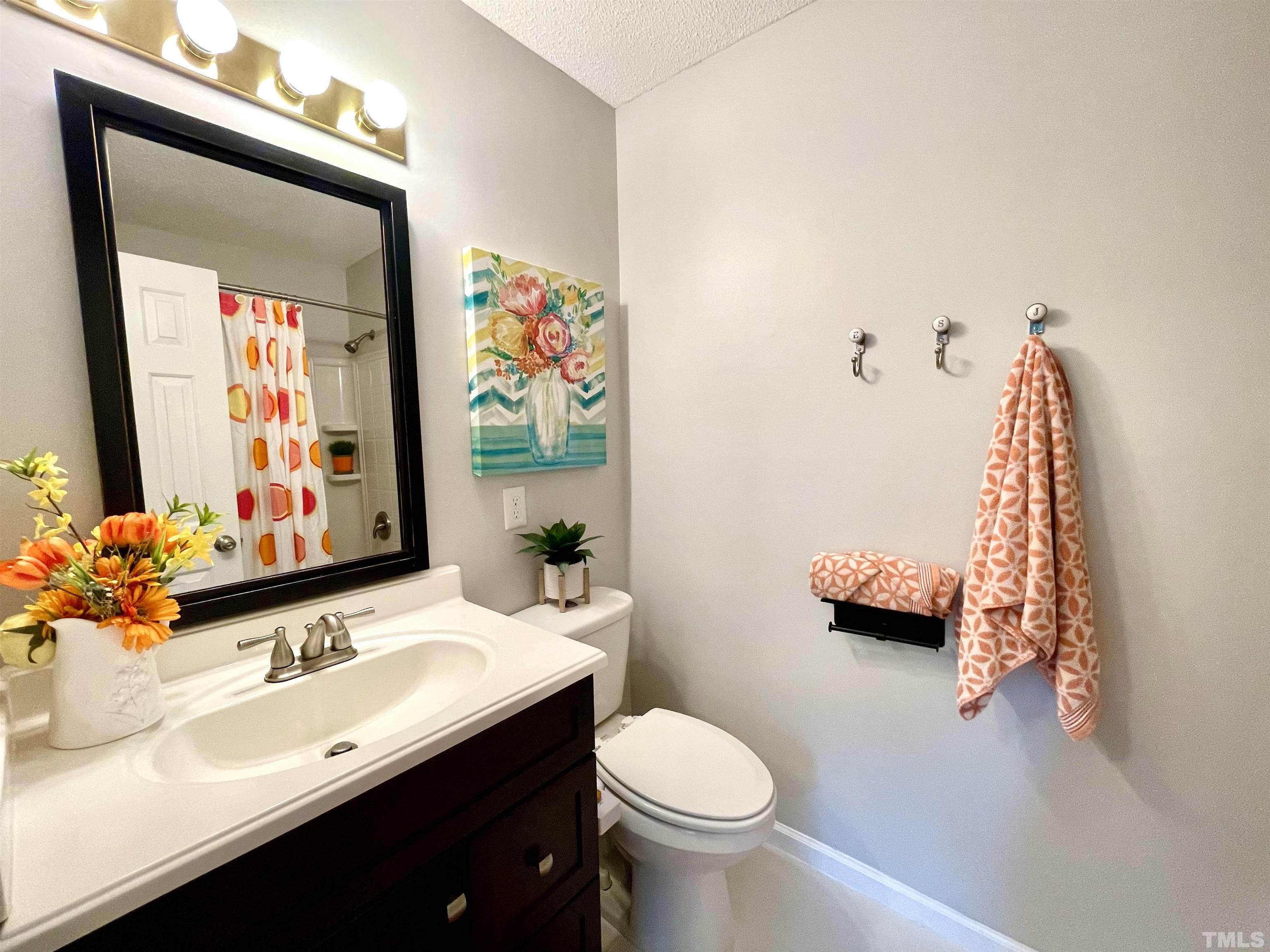 104 Long Shadow Place Durham, NC 27713 - Photo 8 of 11 a bathroom with a sink vanity mirror and toilet