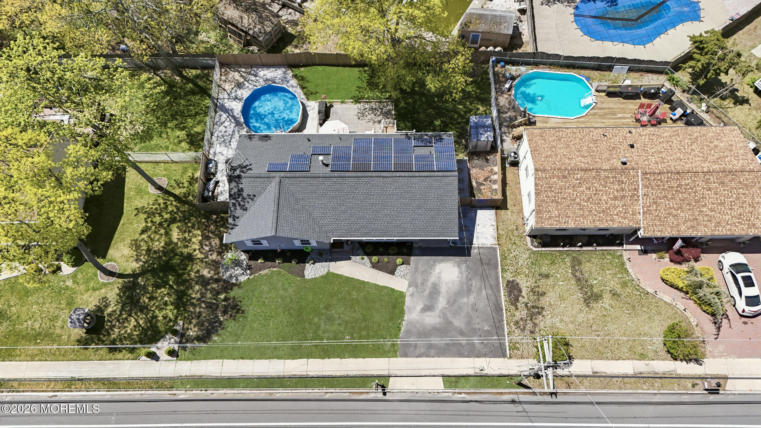 1635 Burrsville Road Brick, NJ 08724 - Photo 54 of 64 an aerial view of a house with a yard