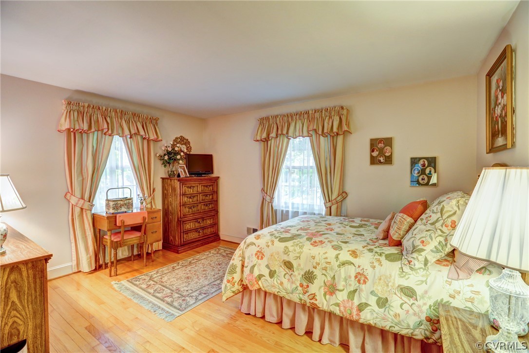 224 South Arch Road North Chesterfield, VA 23236 - Photo 27 of 43 Bedroom 2 w/wood floors and 2 exposures. Closets