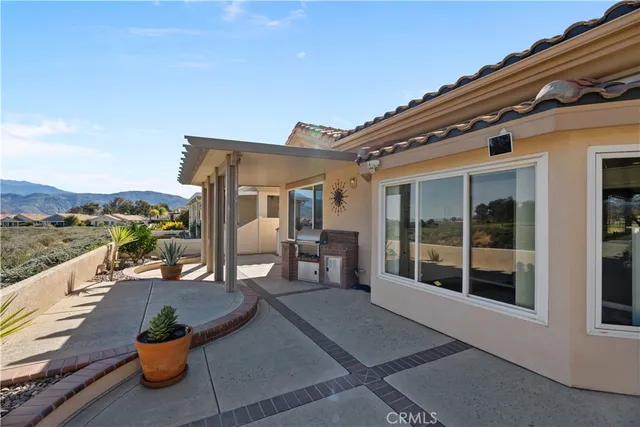 a view of lake and mountain