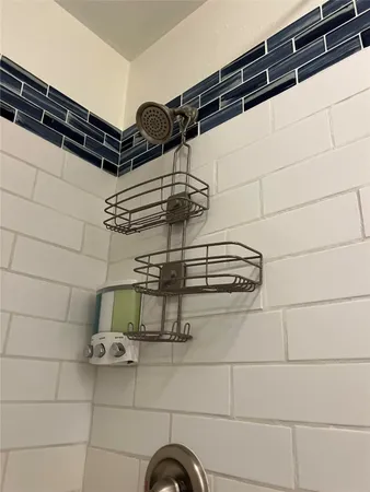 a close view of shower