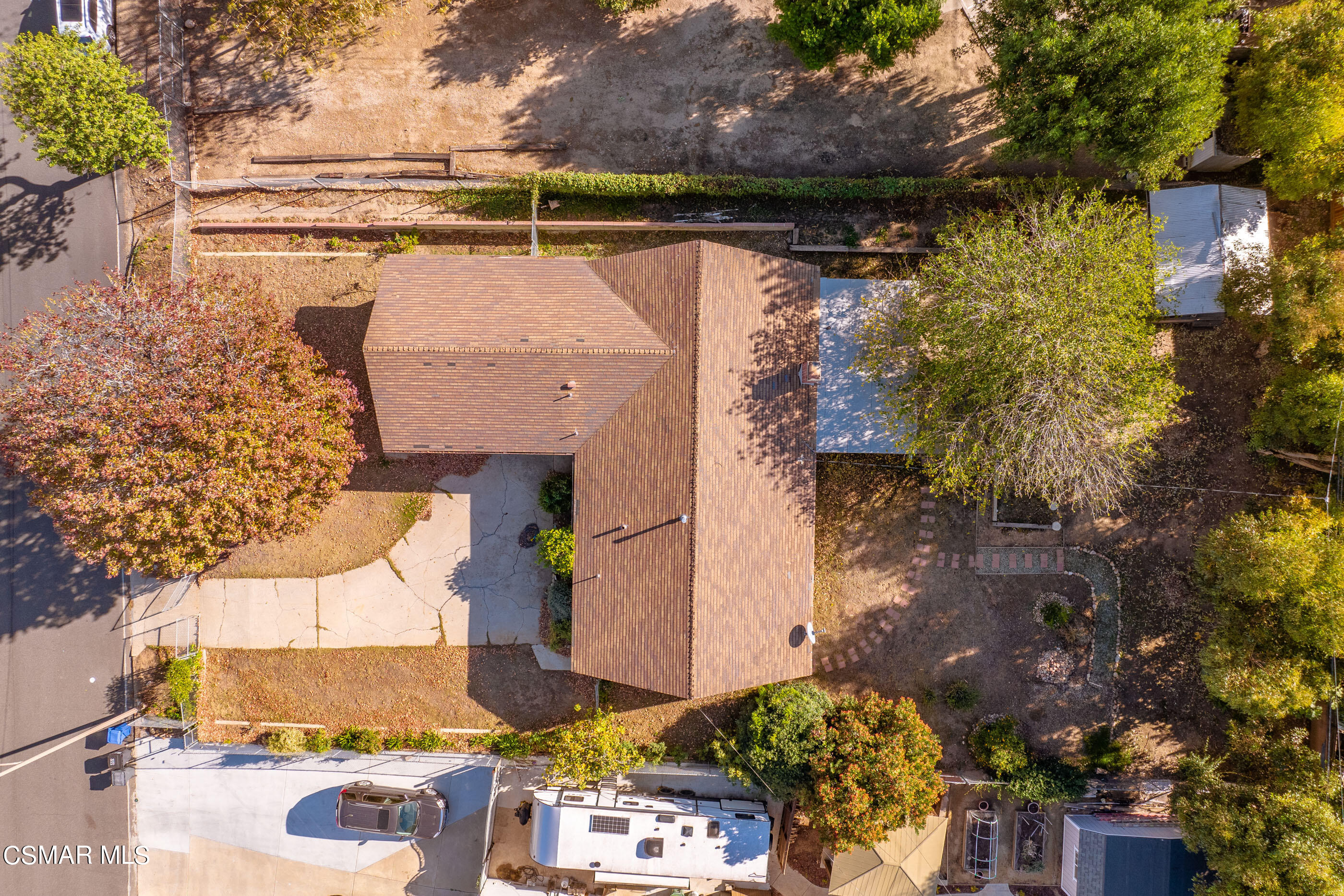 2772 Harrington Road Simi Valley, CA 93065 - Photo 2 of 36 aerial view of a house with a lake view