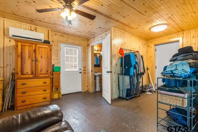 a view of storage and utility room