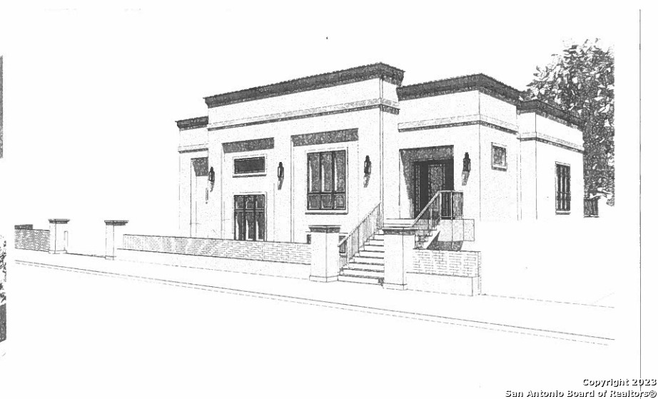 a view of a building with a outdoor space