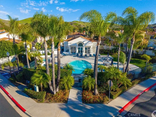 a view of city and mountain