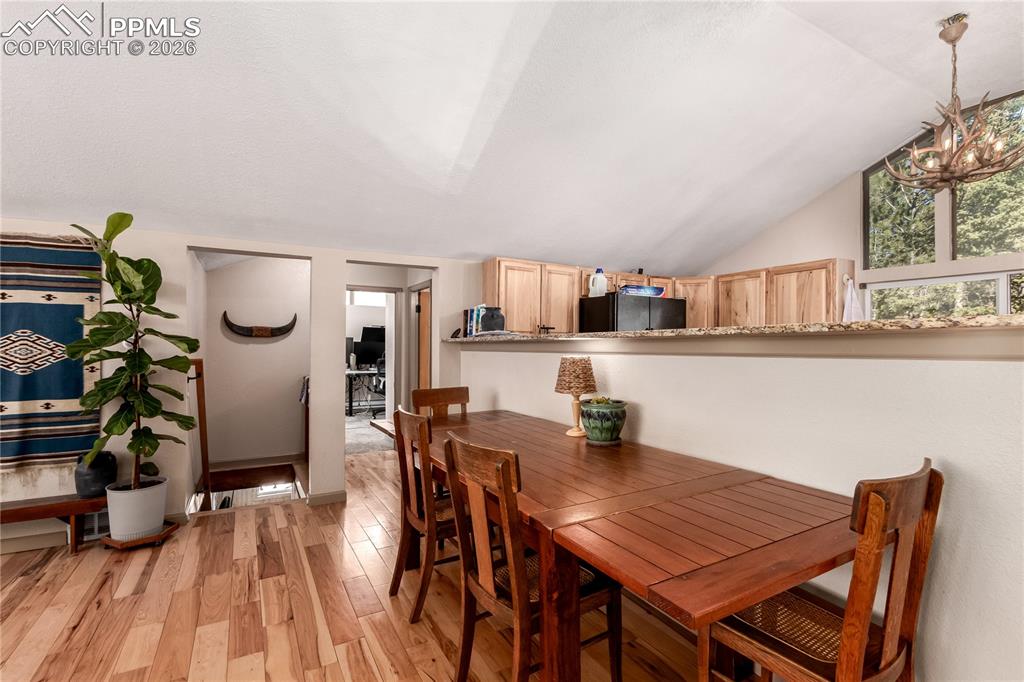 44 Anderson Road Florissant, CO 80816 - Photo 11 of 31 a view of a dining room with furniture window and wooden floor