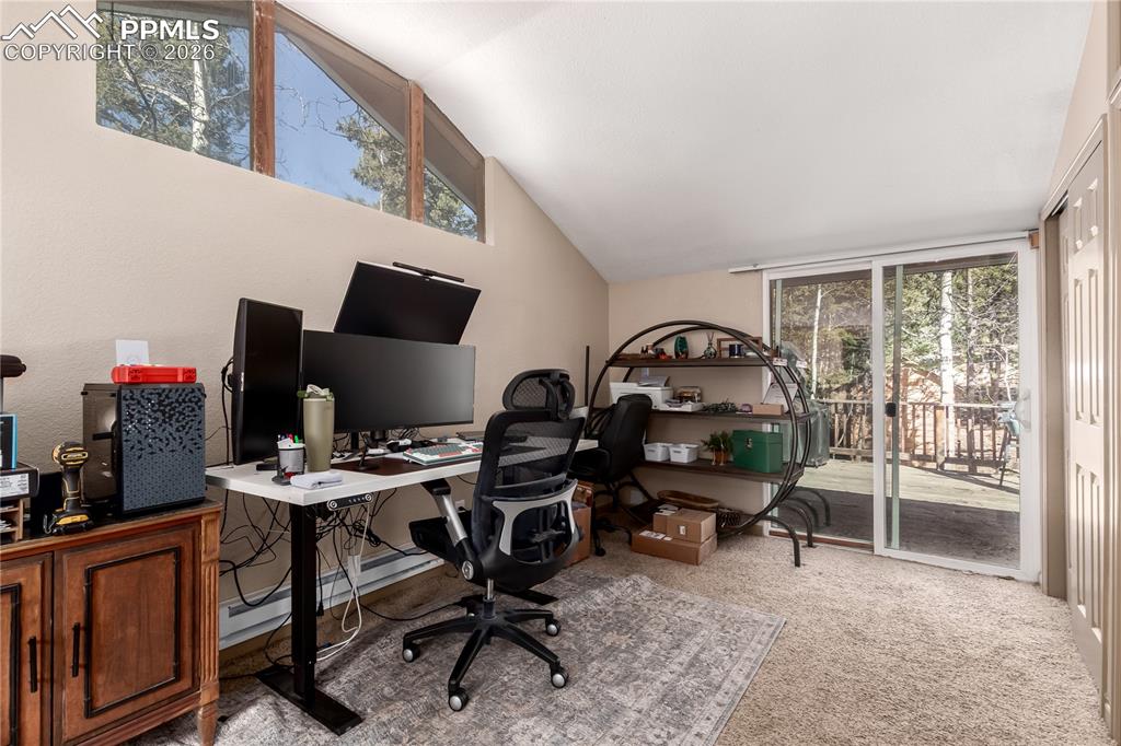 44 Anderson Road Florissant, CO 80816 - Photo 25 of 31 a view of a workspace with furniture and a window