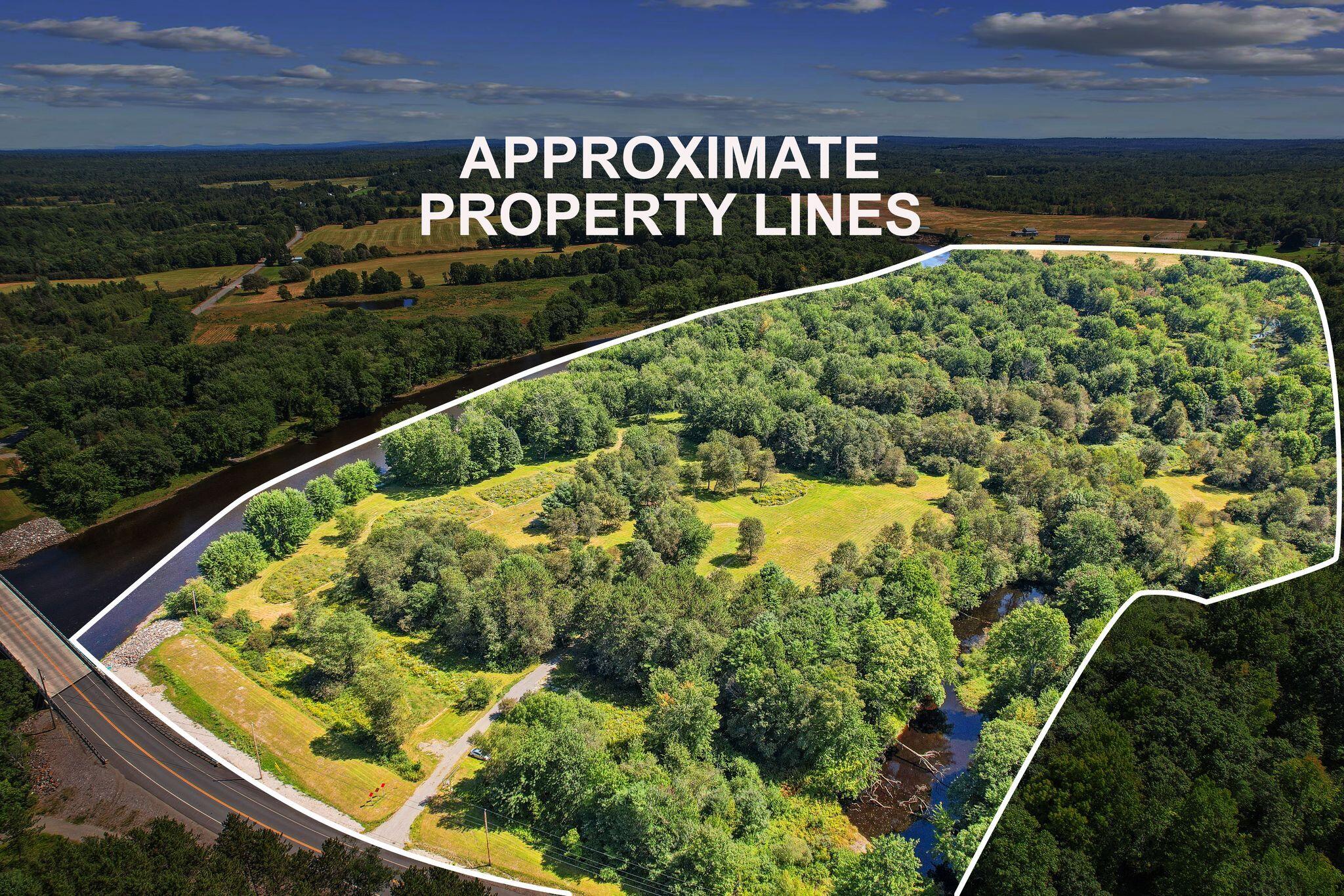181 Pleasant Street Milo, ME 04463 - Photo 2 of 18 DJI_0190 Property lines