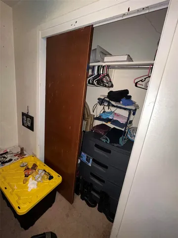 a room with storage and utility