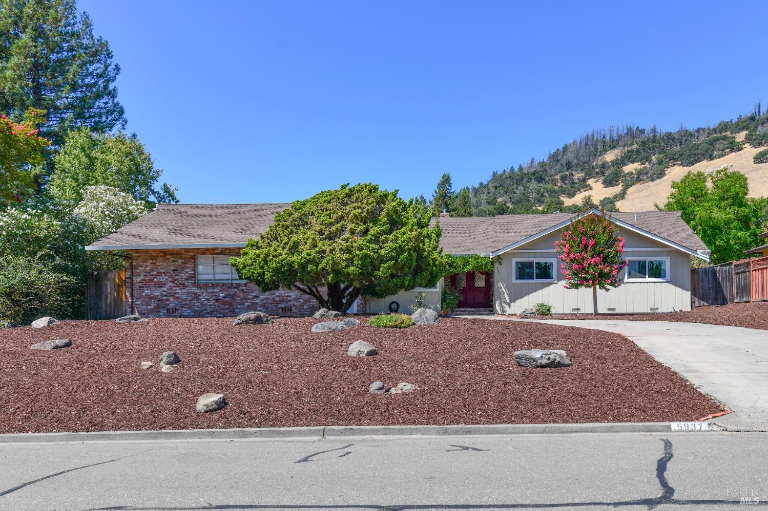 5937 Yerba Buena Road Santa Rosa, CA 95409 - Photo 1 of 1 front view of a house with a yard