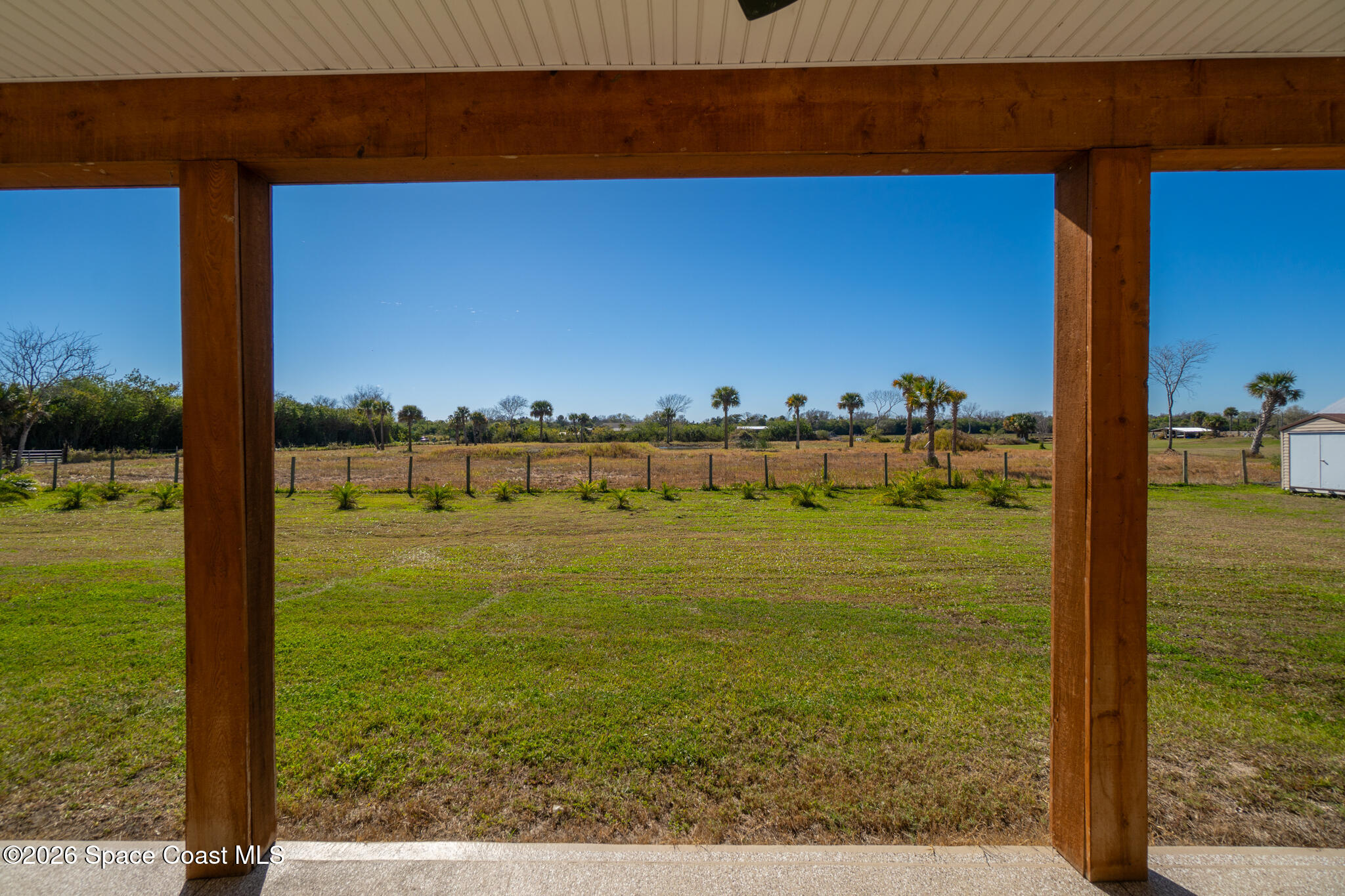 3440 Hammock Road Mims, FL 32754 - Photo 41 of 56 View from Back Porch