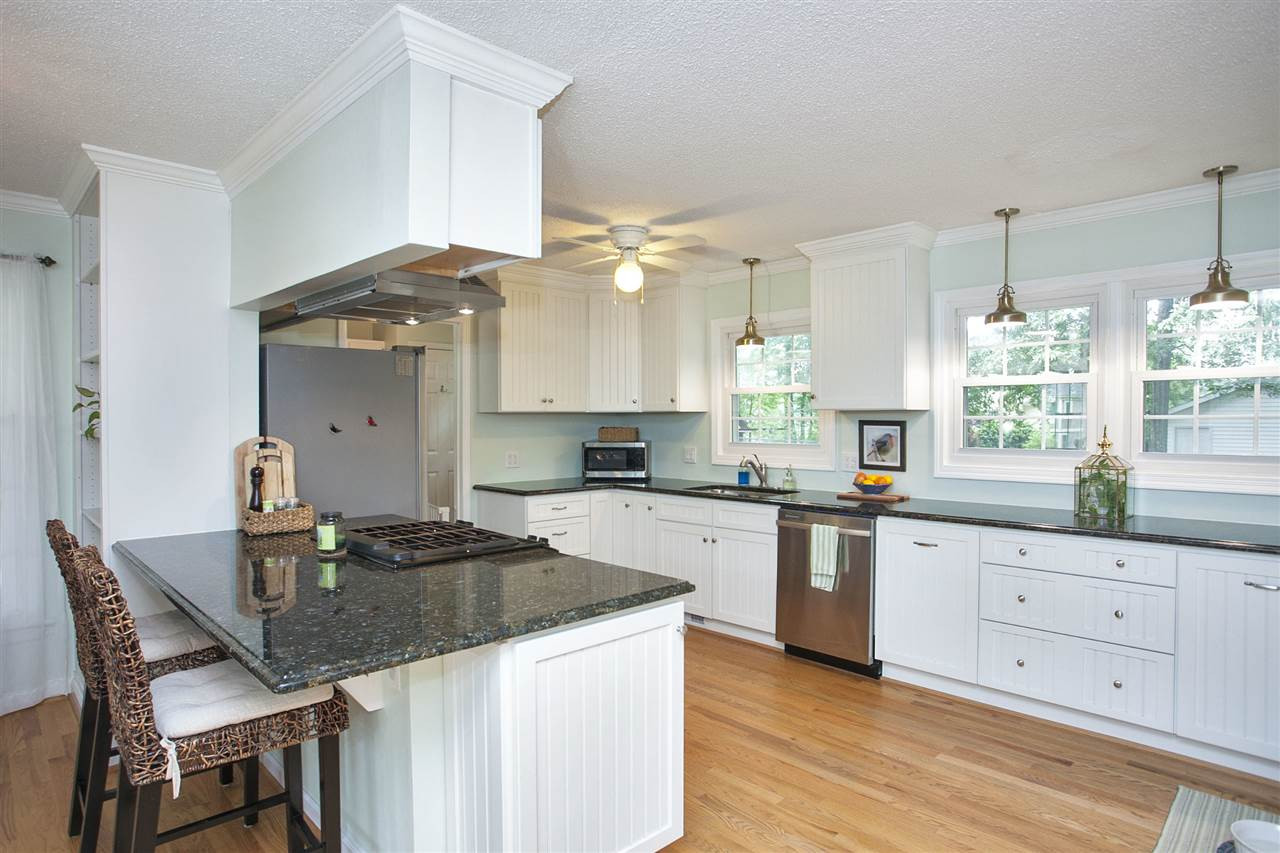 1901 French Drive Raleigh, NC 27612 - Photo 14 of 25 (14.8 x 11.4) This is a WOW!!!! If you want a dream kitchen, this is it!! New cabinets, upgraded w/ task lighting, new stainless appliances including gas stove and granite counter tops. Kitchen