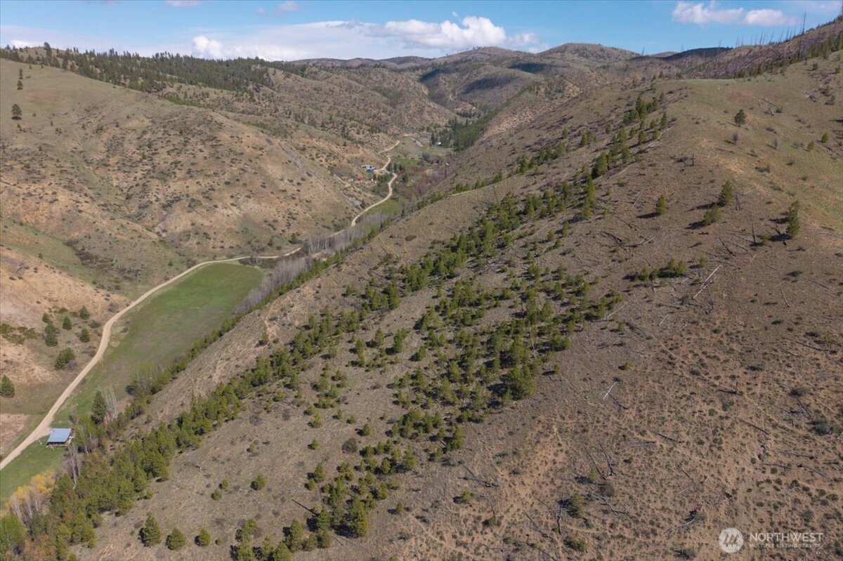 0 Bisping Canyon Road Entiat, WA 98822 - Photo 9 of 23 a view of a dry yard with mountains in the background