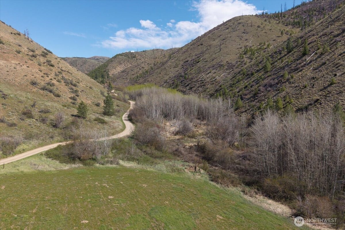0 Bisping Canyon Road Entiat, WA 98822 - Photo 10 of 23 a view of a dry yard with mountains in the background