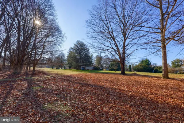 a view of a yard with a house