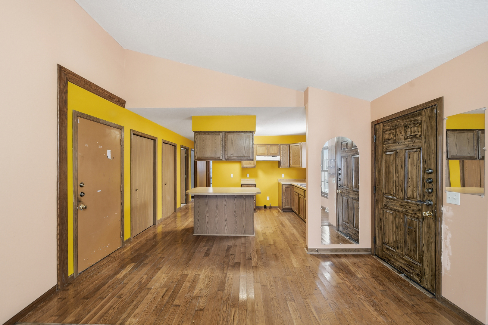 678 Pheasant Run Dixon, IL 61021 - Photo 10 of 29 a view of a living room hardwood floor and a kitchen