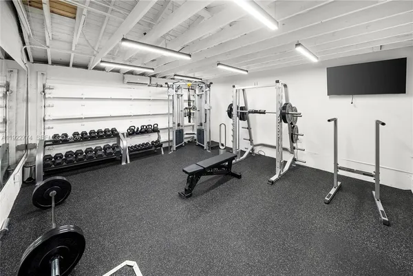 an aerial view of residential building and ocean
