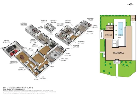 $4,999,999 | 5181 La Gorce Drive, Miami Beach, FL 33140