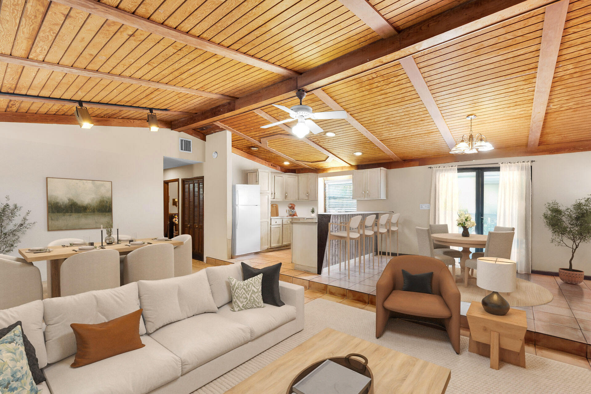 1614 Dennis Street Key West, FL 33040 - Photo 20 of 59 a living room with furniture and a flat screen tv