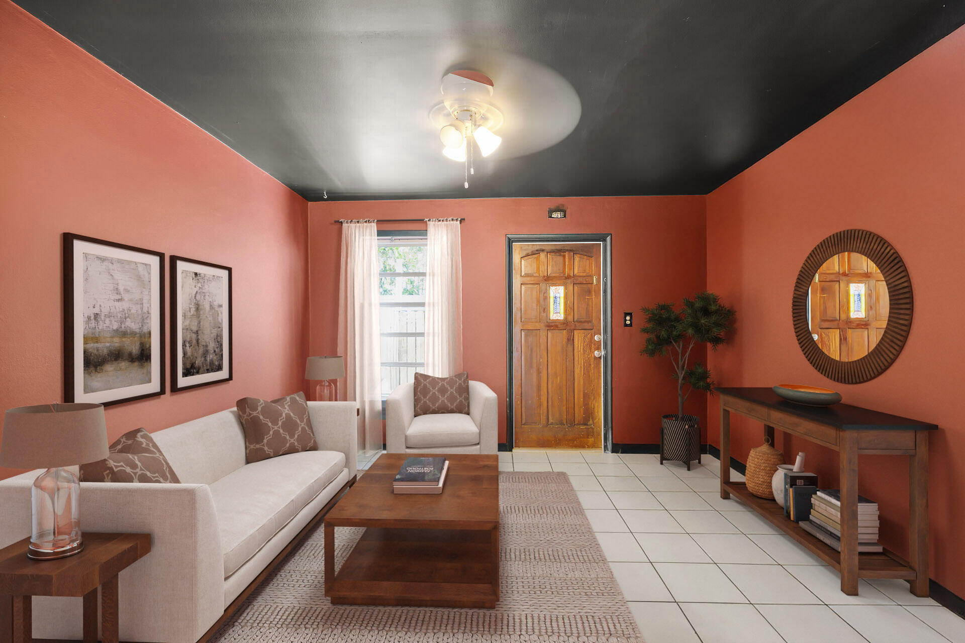 1614 Dennis Street Key West, FL 33040 - Photo 2 of 59 a living room with furniture a lamp and a large window