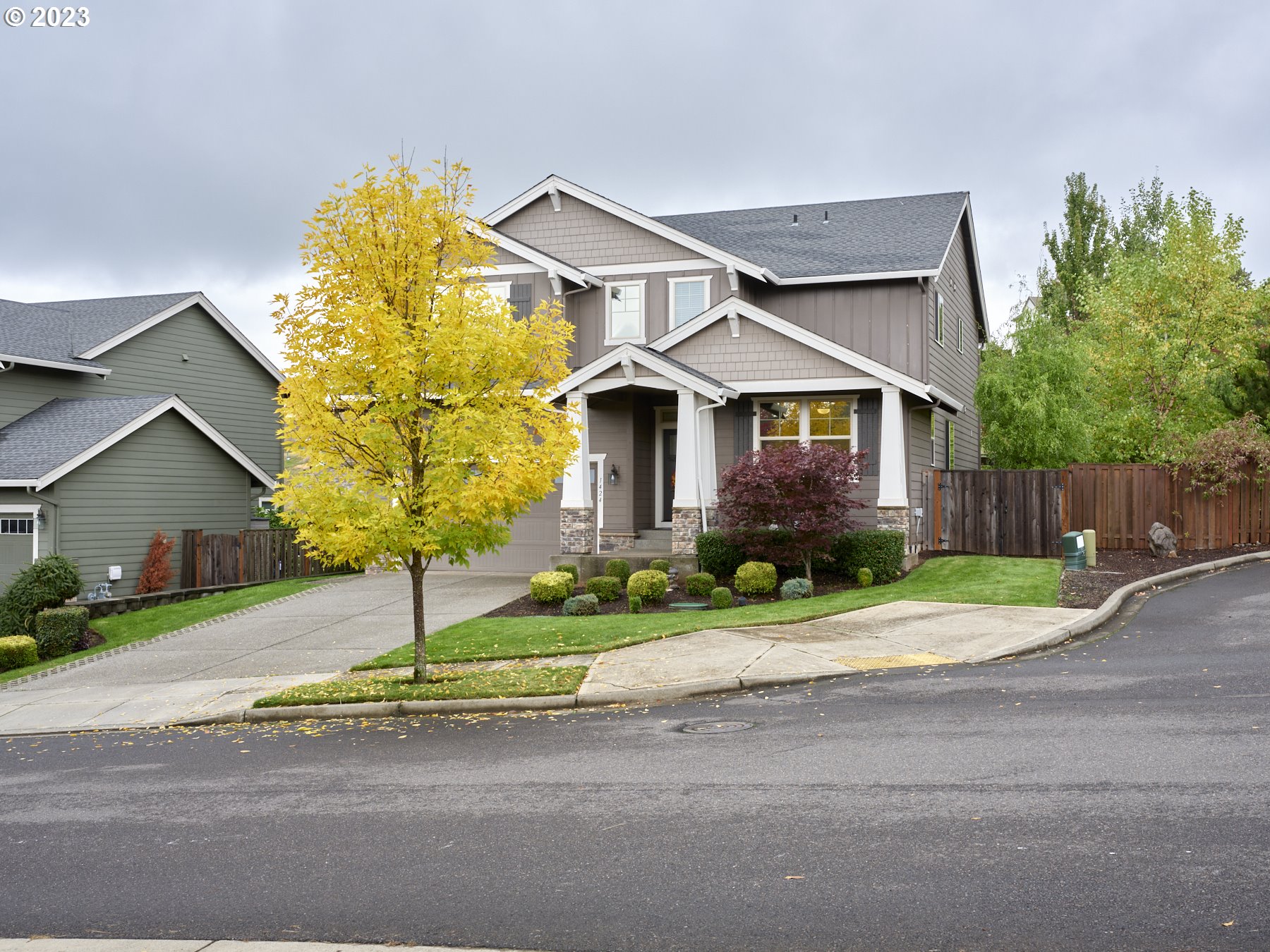 1424 Northwest Goodwin Street Camas, WA 98607 - Photo 2 of 40 a front view of house with yard and green space