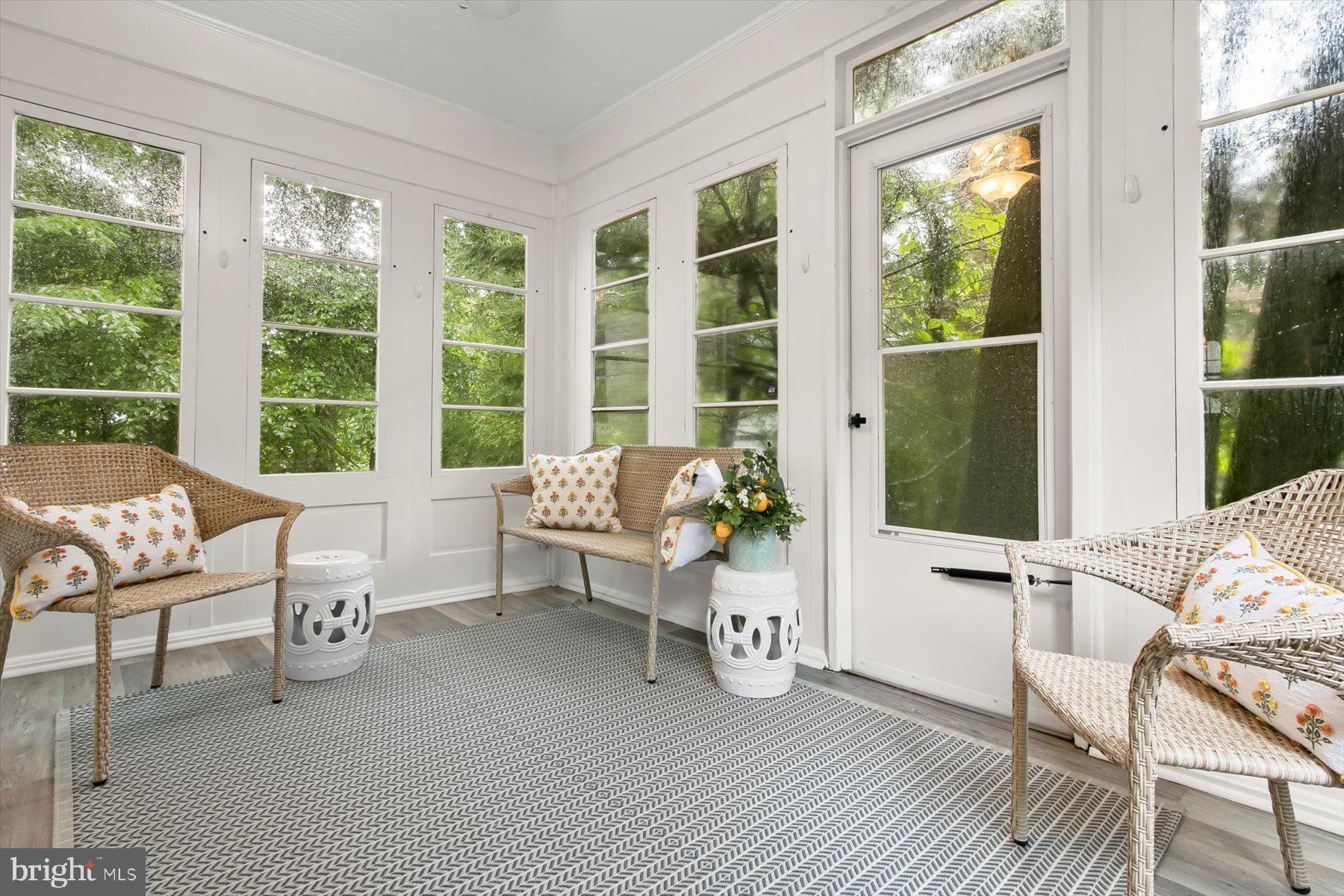 5910 Cobalt Road Bethesda, MD 20816 - Photo 17 of 35 Enclosed Porch with side exit to Patio