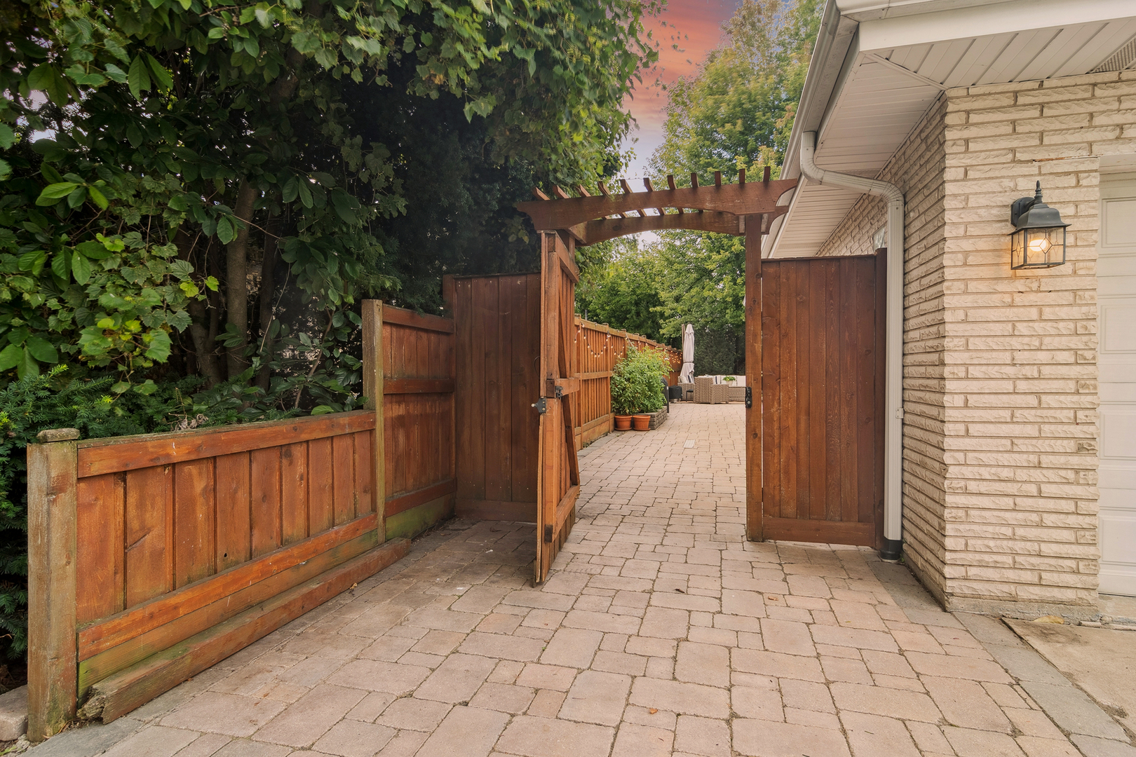 530 North Myrtle Avenue Elmhurst, IL 60126 - Photo 30 of 44 a view of a pathway with a wooden fence