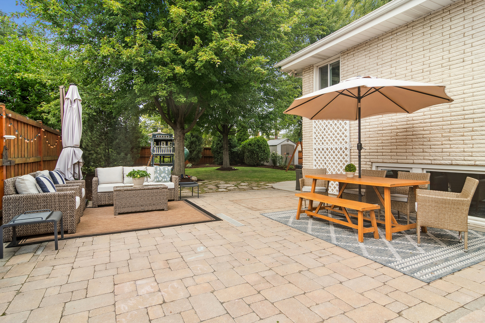 530 North Myrtle Avenue Elmhurst, IL 60126 - Photo 32 of 44 a view of backyard with seating area and trees