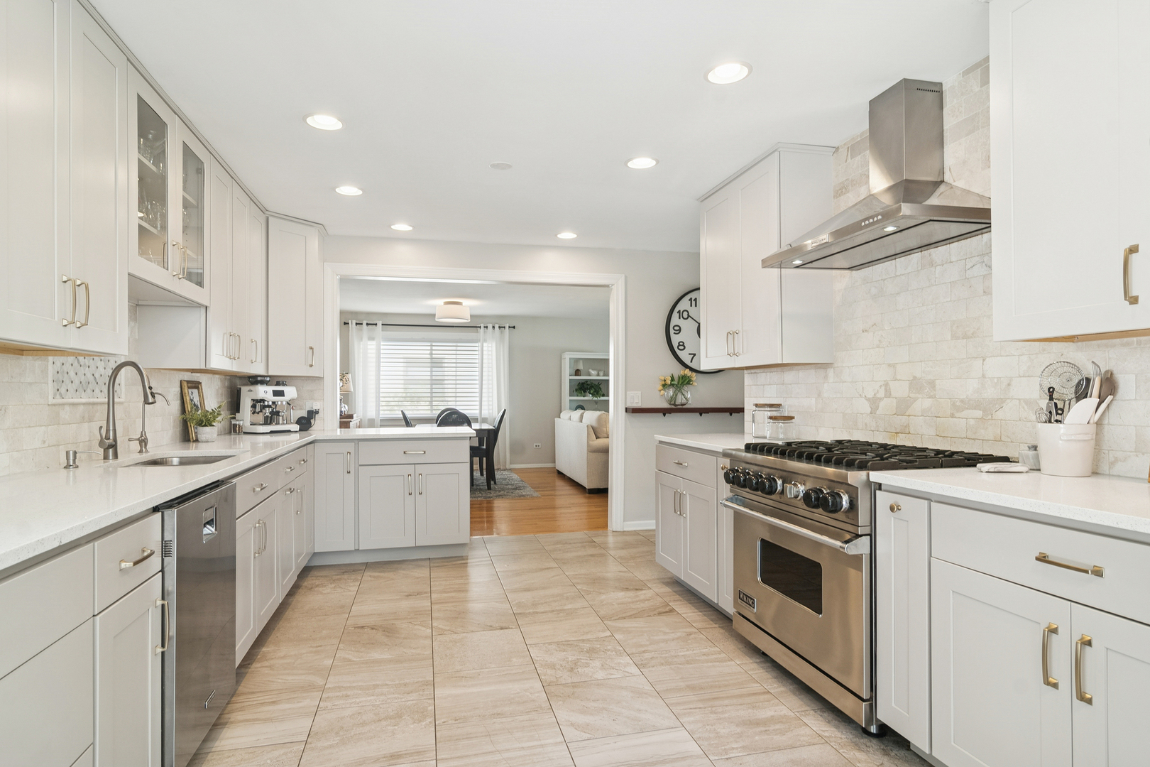 530 North Myrtle Avenue Elmhurst, IL 60126 - Photo 9 of 44 a kitchen with a stove top oven sink and cabinets