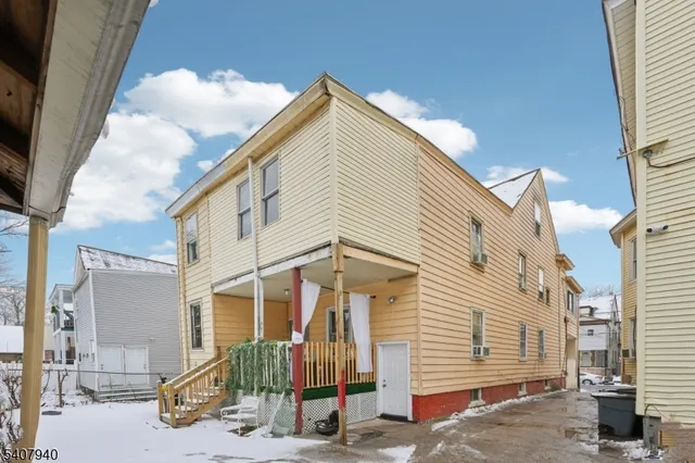 a view of a house with a patio