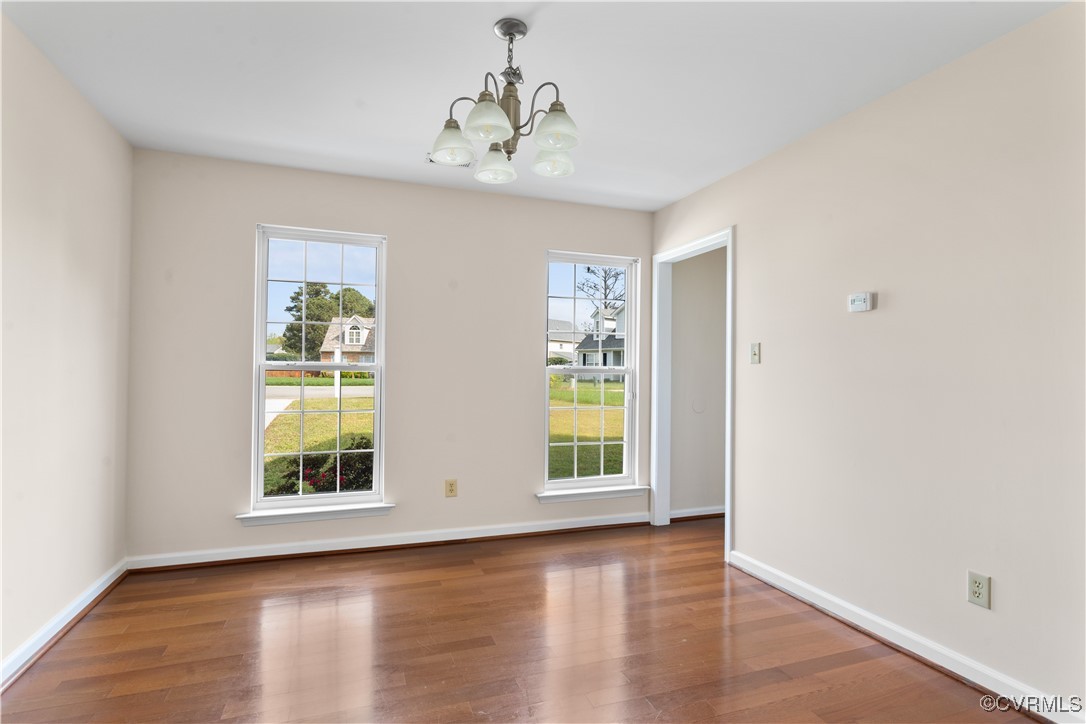 2605 Amherst Ridge Loop Colonial Heights, VA 23834 - Photo 4 of 20 Unfurnished dining area with wood finished floors,