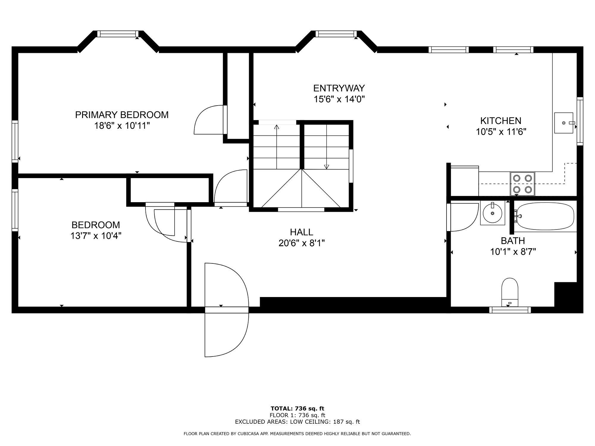 58 Portland Street, Unit 5 Portland, ME 04101 - Photo 38 of 38 2D Floor Plan for 58 Portland Street Sui