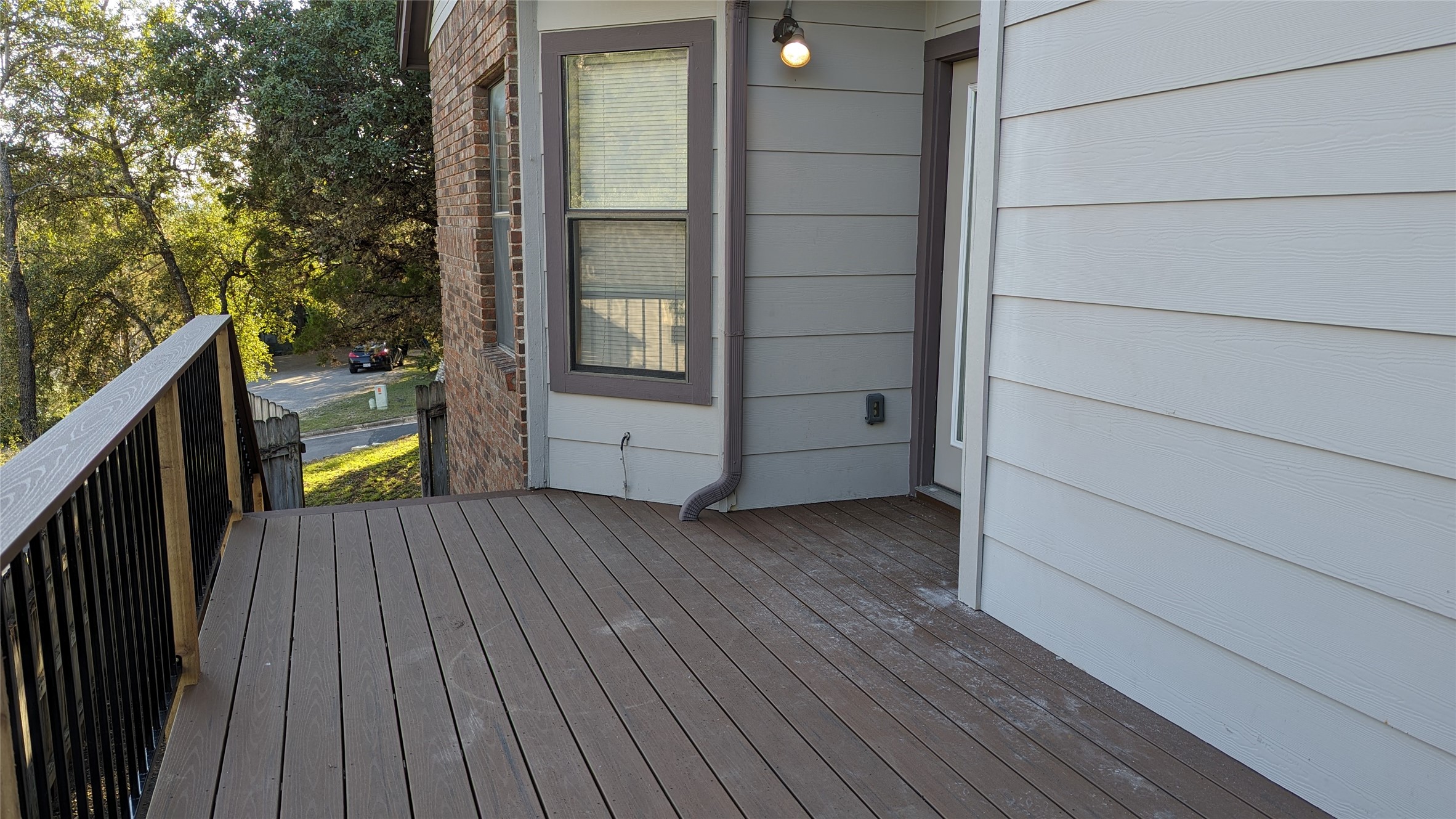 4902 Smokey Valley, Unit A Austin, TX 78731 - Photo 18 of 19 Good size deck to relax on in the late evening.